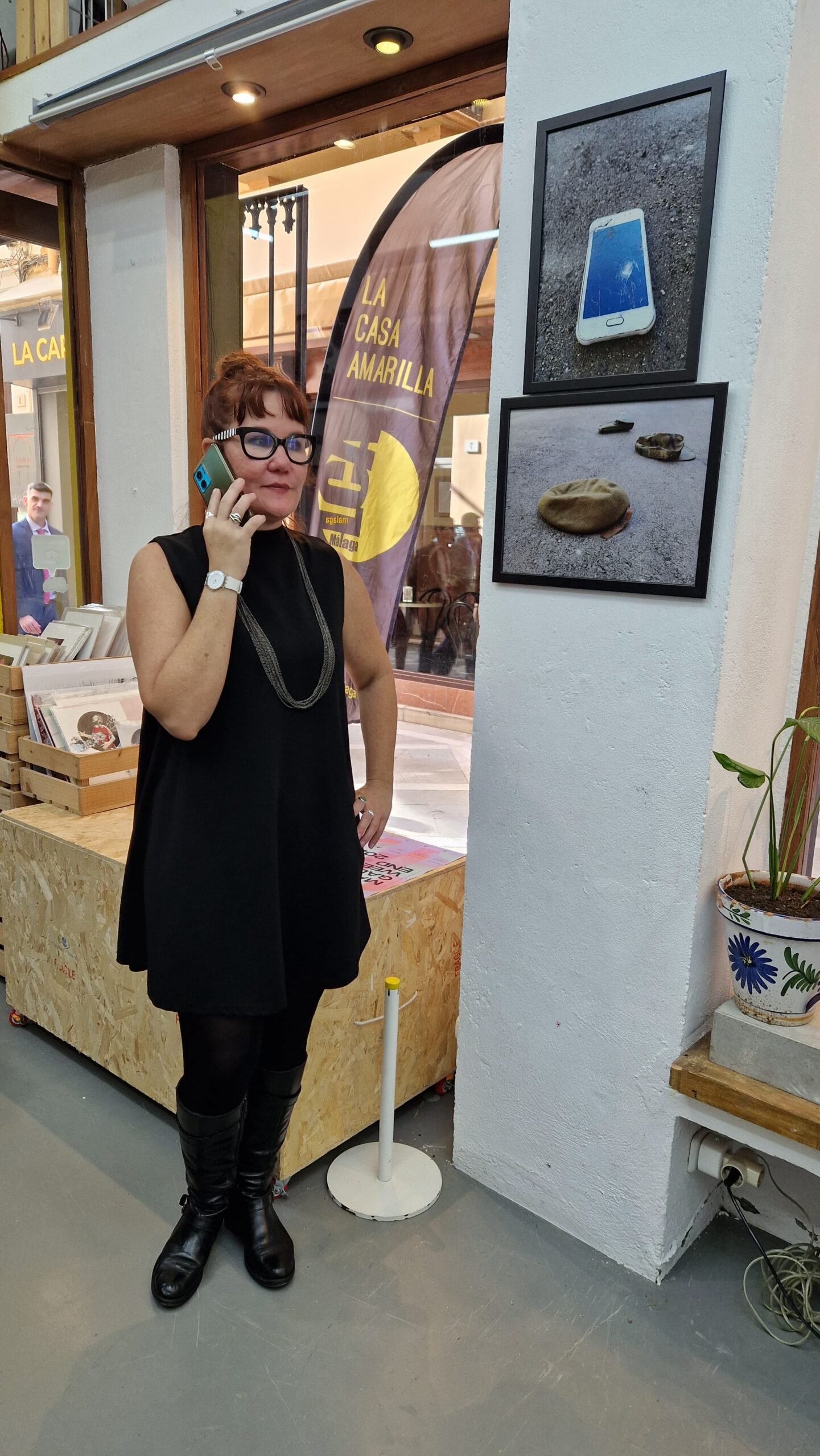 Onedys frente a obras de arte